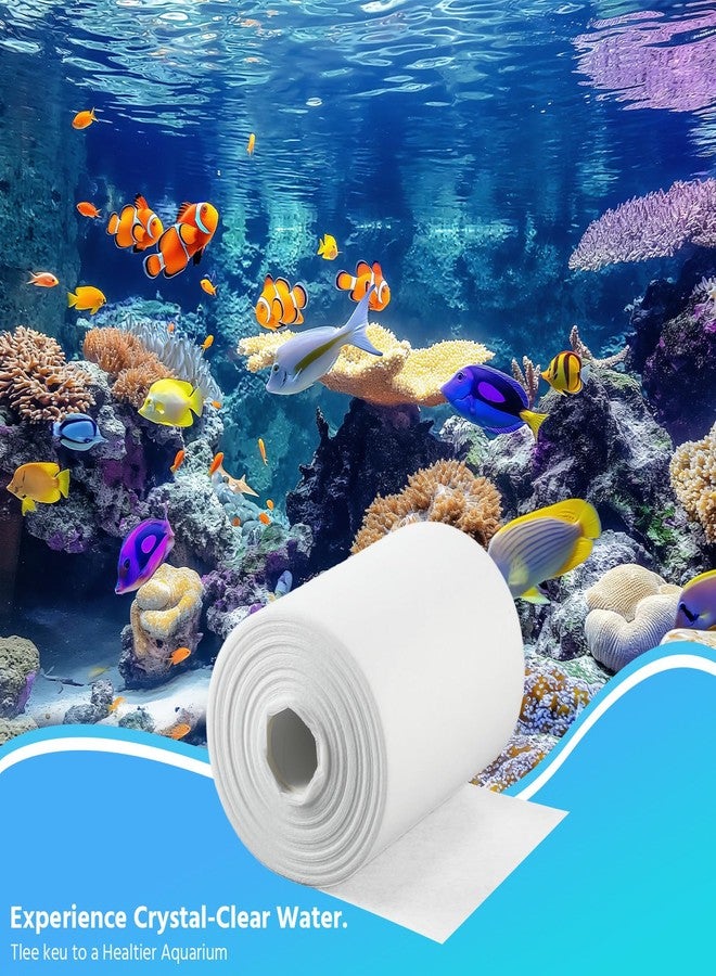 Baquler Replacement Fleece Roll Compatible with Red Reef 1200 Filter System - 6.7 Inch High, 115 ft Long Automated Filter Media for Superior Coral & Saltwater Tank Filtration - Image 5